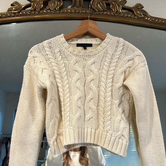 Lucca Couture cropped cardigan cream women XS new without tags - Picture 1 of 4